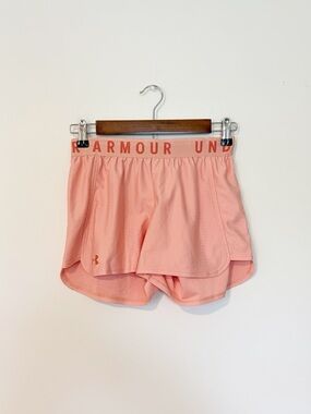Under Armour Orange Women's Performance Loose Fit Heat Gear Shorts Size XS